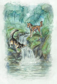 2 chars illustration